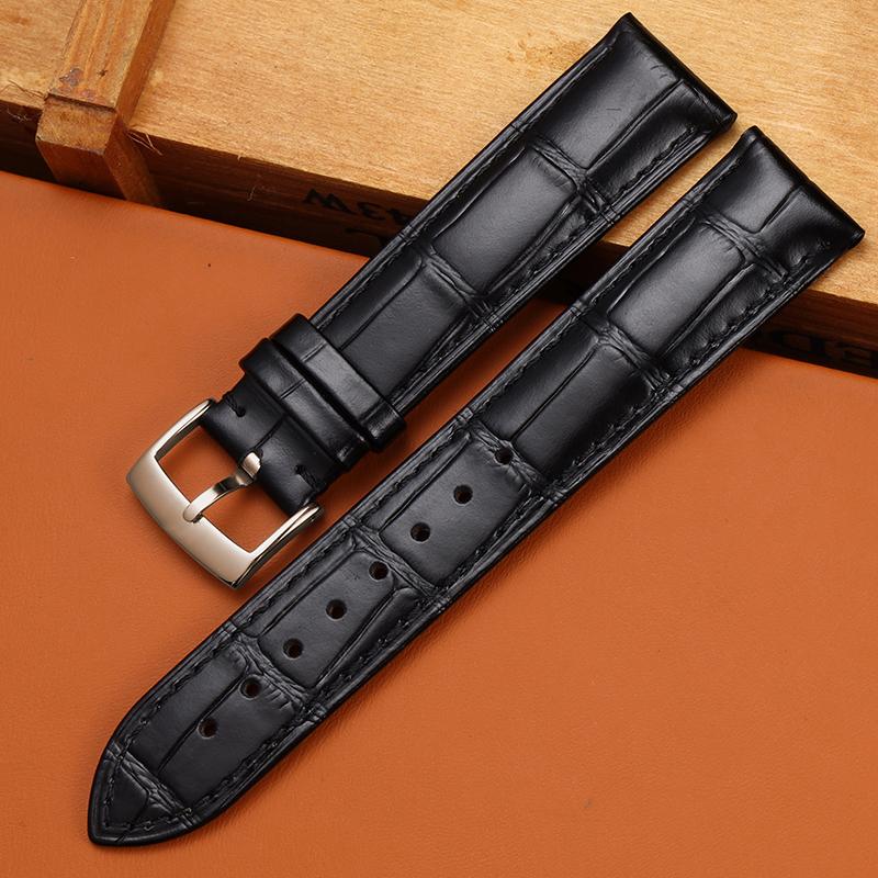 Классический кожаный ремешок для мужских часов Omega SEAMASTER DE VILLE 424 — фото 14