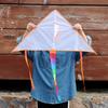 3Pcs DIY Kite Set - Easy To Fly White Kites with Swivel Line, Perfect for Kids' Outdoor Activities In Parks Beaches Grasslands