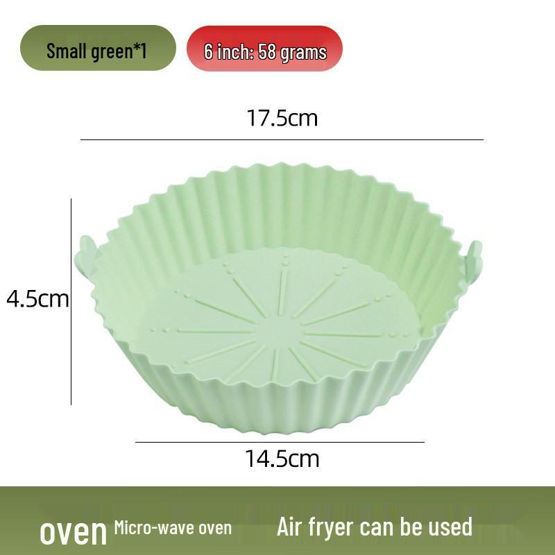 Silicone Air Fryer Mat: Heat-Resistant, Non-Stick Baking Mat for Round Pans