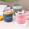 Double-Walled Stainless Steel Insulated Soup Cup Portable Thermal Food Container Office Breakfast Travel 500-800ml