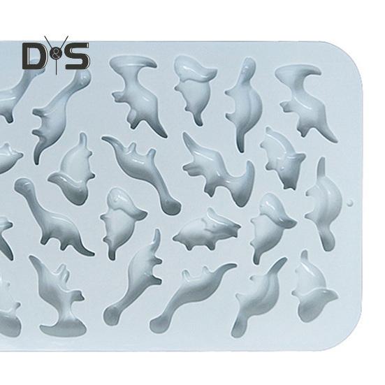 Dinosaur Mold Multi Purpose Fine Workmanship Lightweight Dinosaur Silicone Fondant Mould