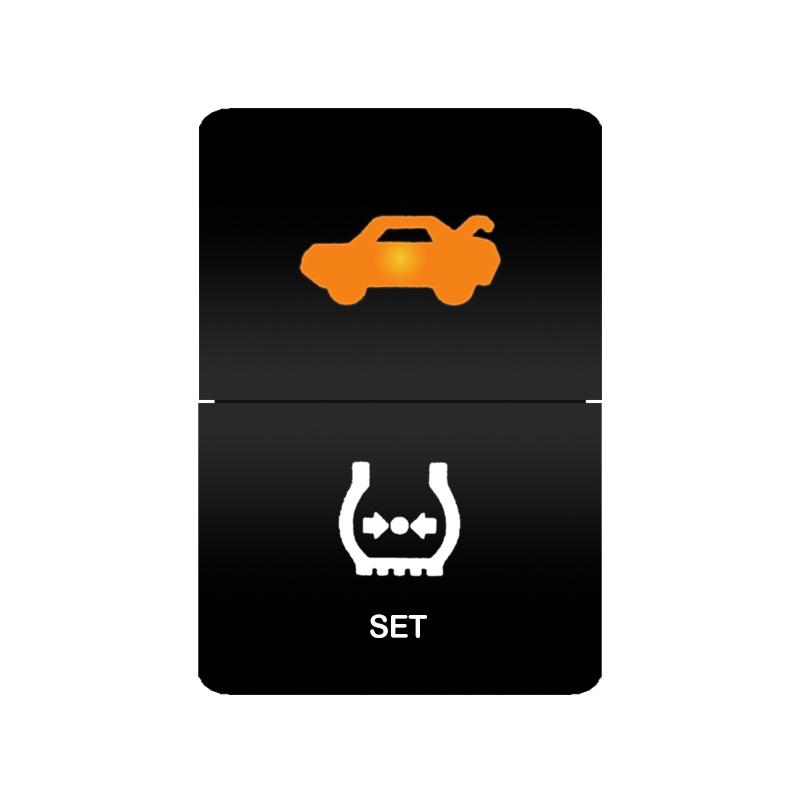 12V 24V LED Rocker Switch Dual Button ON/OFF Amber White Light for LED Light Bar Fog Lights Jeep Toyota 4Runner Land Cruiser