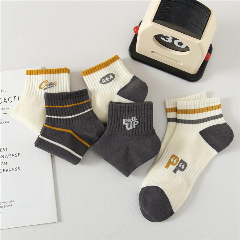 5 пар весенне-осенних дезодорирующих впитывающих дышащих удобных мужских носков — фото 4