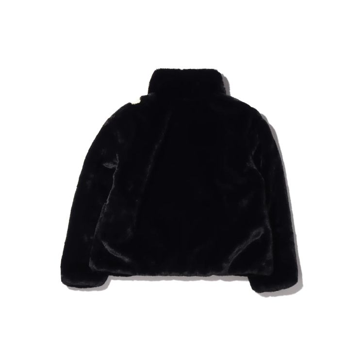 Nike Sportovní oblečení Bunda s límcem z umělé kožešiny Big Swoosh Dámská bunda Černá CU6558-010
