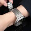 Magnetic Stainless Steel Band for Apple Watch 46mm 49mm 45mm 44mm Men Metal Link Bracelet for iWatch Series 10 9 8 7 6 5 Se Ultra 1 2