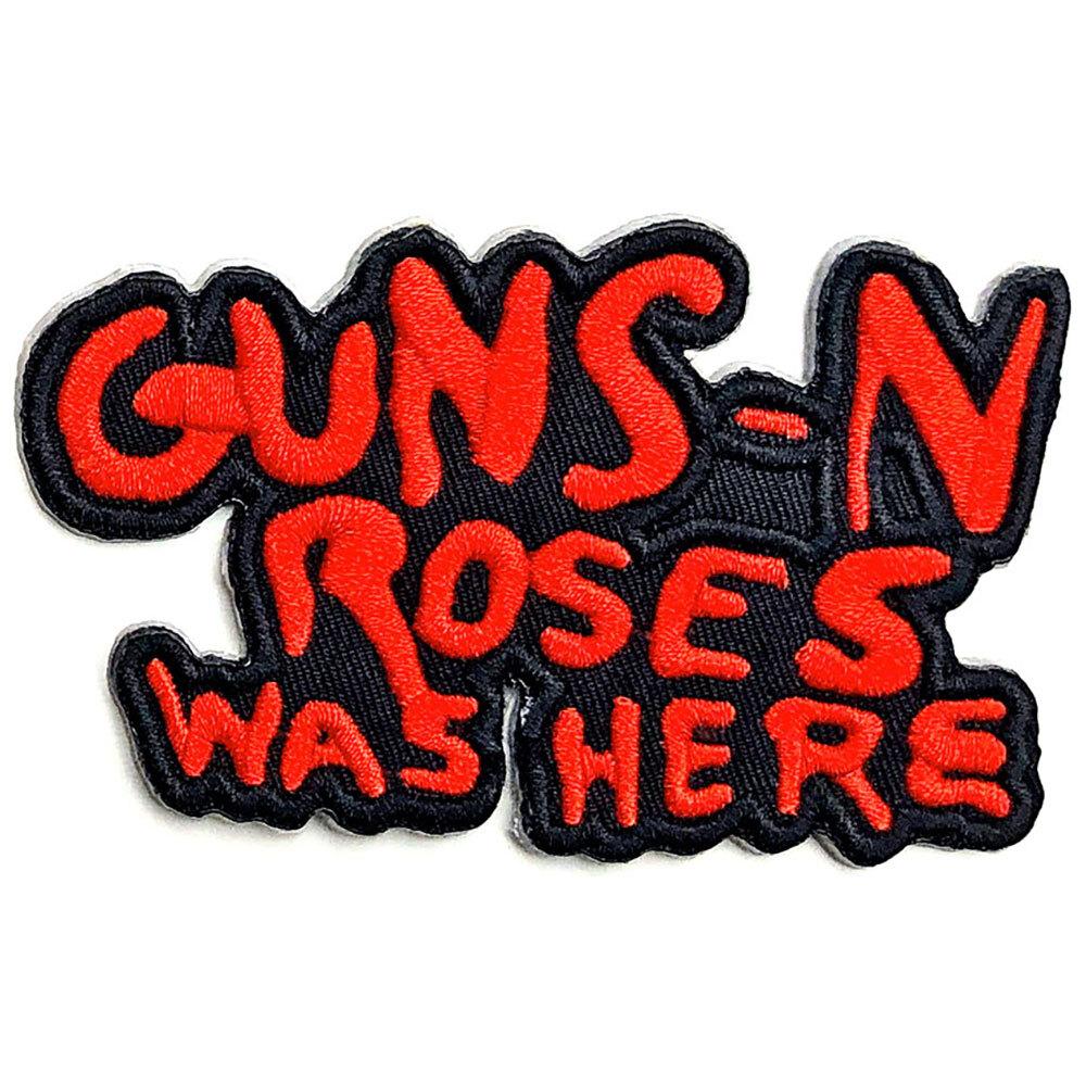 Guns n Roses iron on patch Was Here - Official merchandise - Free postage S