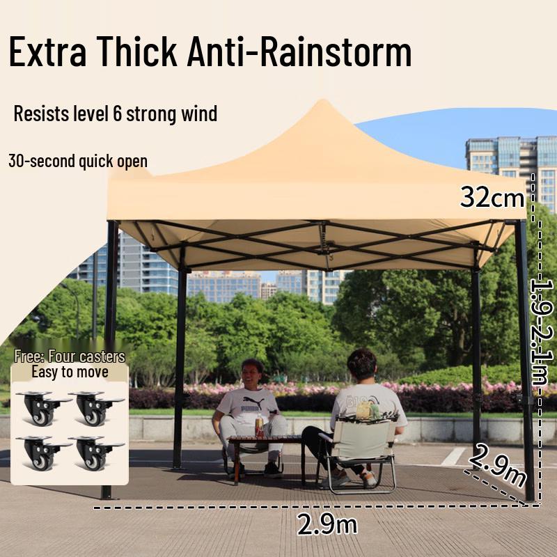 Jun Ding Ying 3x3m Retractable Rainproof Canopy Tent