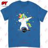 Maglietta KJ61 con Unicorno che fa il Dab mentre pattina su Onewheel