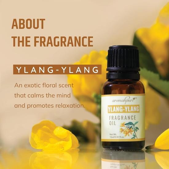 Aromahpure Fragrance Oil |15 ml| Ylang - Ylang Aroma Oil for Home Fragrance | Best for Aromatherapy|Used in Diffusers, Candles, Air Fresheners