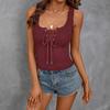 European and American women's clothing Spice Girls strap-on vest women, slim and thin inside and outside, sleeveless top