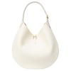 Polo Ralph Lauren Polo ID Brand Logo Adjustable Shoulder Strap Handheld Leather Tote Bag Large Women Tote Bag Ivory WAPOBAG02V20104100