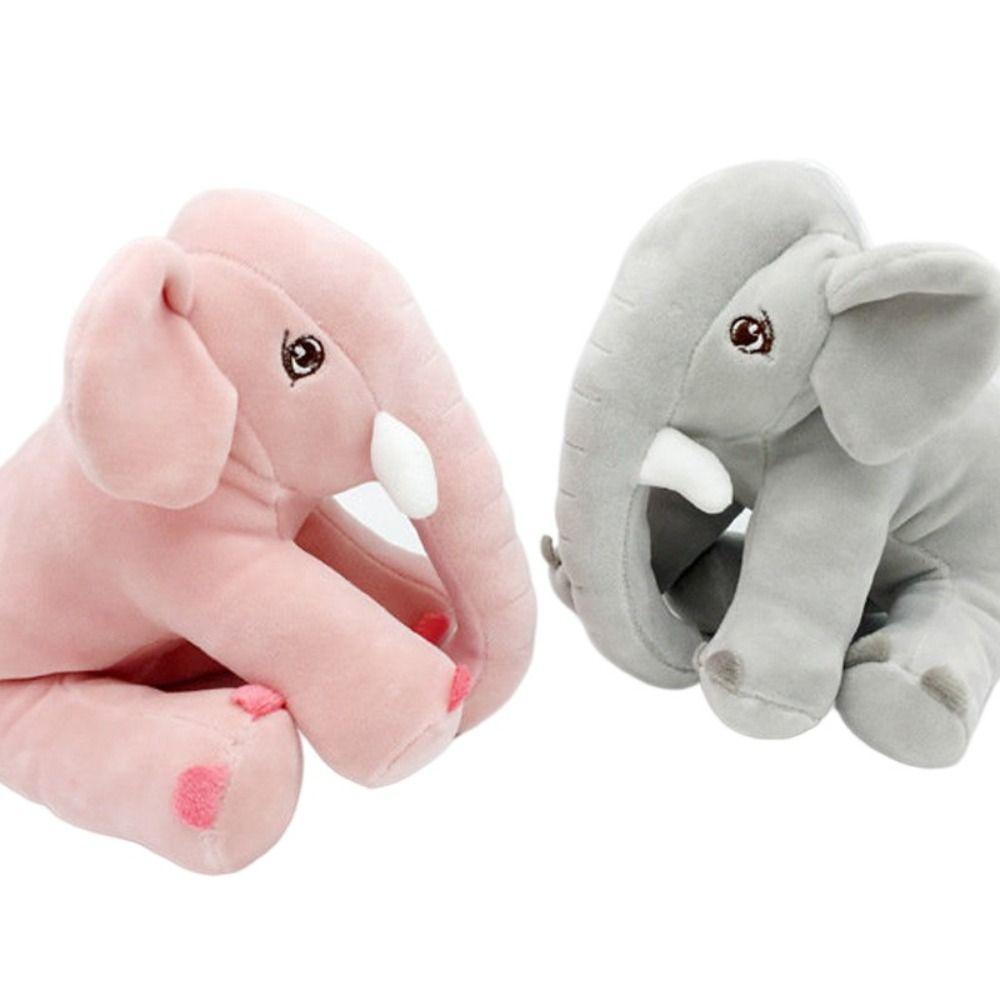 Stuffed Animals Elephant Plush Back Cushion Elephant Doll Xmas Gift Stuffed Elephant Toy  Kids Toy