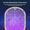 UV Light Mosquito Killer Lamp Bug Zapper Summer Electric Fly Swatter Mosquito Trap Flies USB Chargeable Mosquito Swatter Killer