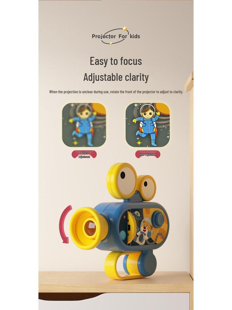 Kids' Educational Mini Projector Flashlight Toy