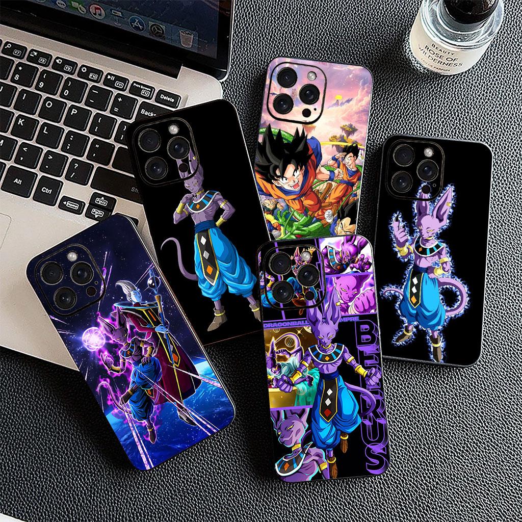 Whis Beerus Dragons Gokus Balls Z Phone Cover for Xiaomi Redmi Note 13 A3 A4 14 Pro Plus 9T 14C 13C 9C NFC + Pro+ 5G 4G Case