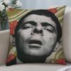 Vtipný obliečka na vankúš Mr. Bean Krátky plyš Dvojstranná potlač Štvorcové poťahy na vankúše Dekoračný vankúš na pohovku do domácnosti