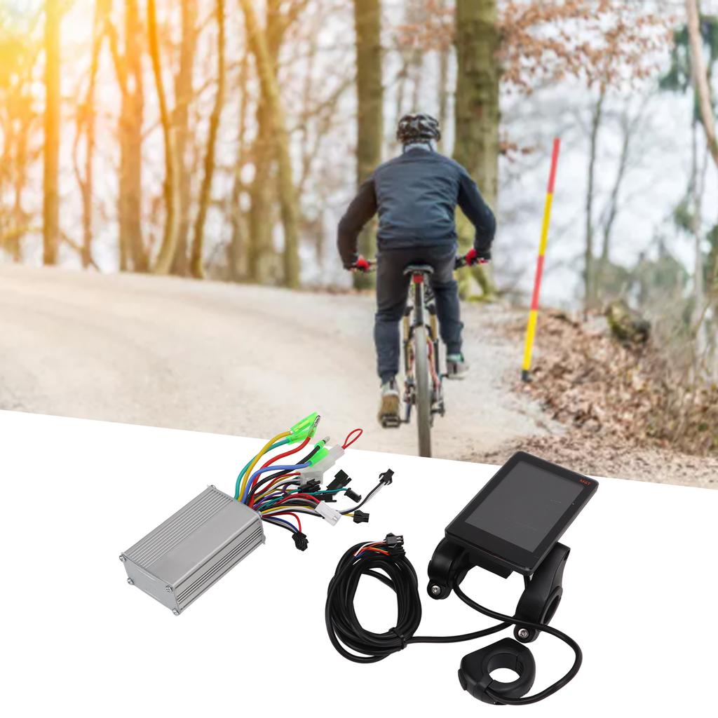 48/60V 50W M6T Electric Bicycle Brushless Motor Controller Kit with LCD Display Meter