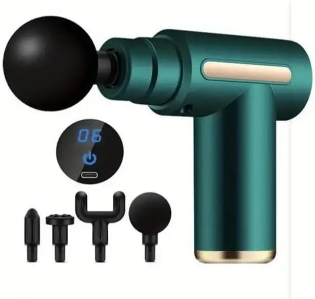 Fascia Gun Handheld Muscle Massage Gun Deep Tissue Relaxation Electric Vibration Massage Gun Professional Grade Sport Massager