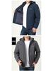 Men's Fleece-Lined Casual Windbreaker - Thick, Quick-Drying Cotton-Padded Jacket for Autumn and Winter