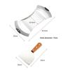 Stainless Steel German Egg Noodle Maker Silicone Grip Oil Filter  Fruits and Vegetables Drain