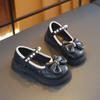 Children's Leather Shoes Spring Autumn Kids Mary Jane Shoes Fashion Pearl Bowknot Girls' Flat Shoes Lolita Toddlers Single Shoes