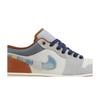 Air Jordan 1 Low SE 'Repaired Denim Swoosh' (Unisex) Phantom / Coconut Milk / Amber Brown / Star Blue Vintage Basketball Shoes FZ5042 041