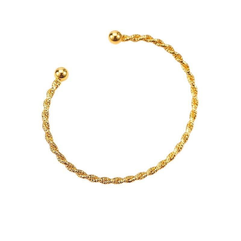 Fashion Open Bracelet High Sense Cold Wind Bracelet Men And Women Trendy Cool Personality Jewelry Supply