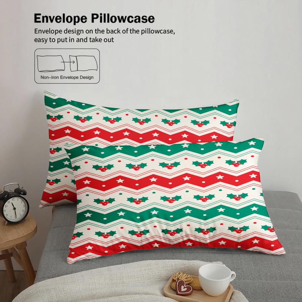 Christmas Bedding Set Single Twin Queen King Size Duvet Cover Set No Filling Christmas Gift For Home Decorations Gift