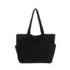Simple literary tote bag women's new casual shoulder bag large capacity trendy handbag