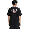 Li Ning Retro Sports Ice Feel Comfortable Loose Short Sleeve T-Shirt Unisex tops Black AHSW887-3