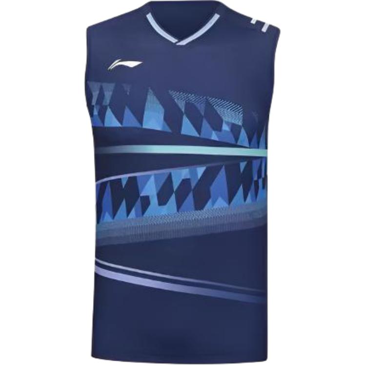 

Li-Ning Серия международных звезд Color Block V-образный вырез Универсальная Дышащая Без рукавов Баскетбольная майка Мужские топы AVSU455-4 2XL