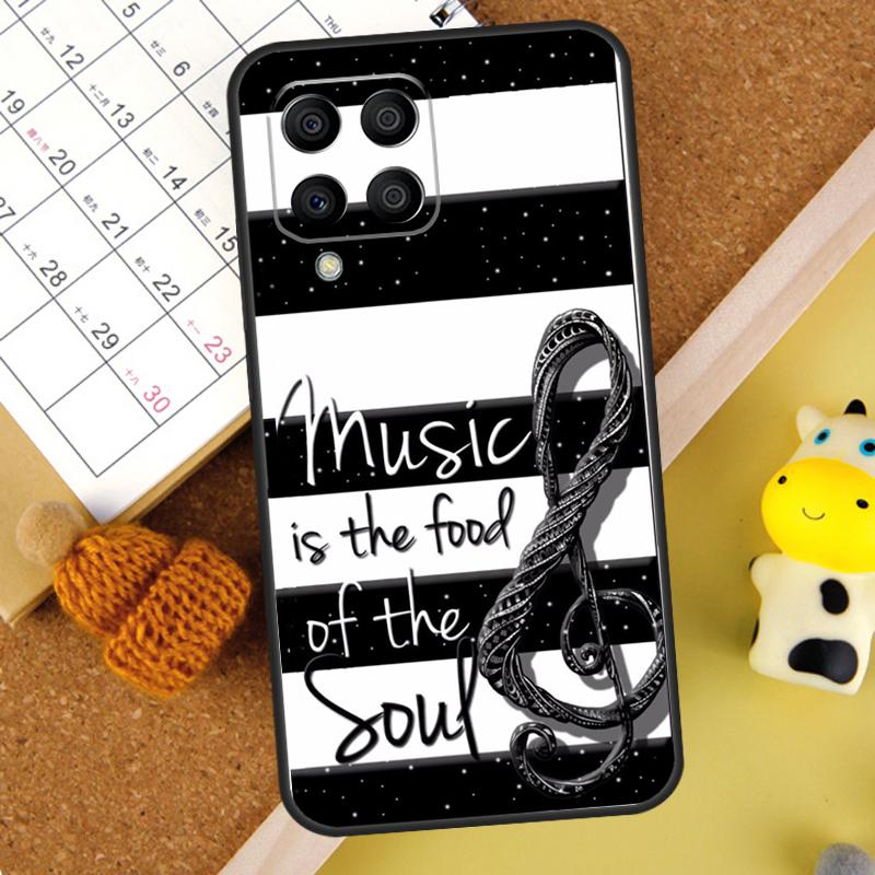 Music Note Musical Treble Clef Case For Samsung Galaxy M20 M11 M31 M35 M55 M15 M32 M16 M36 M56 M54 M23 M52 M34 M14 M13 M53