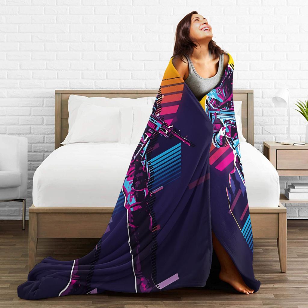 Soft Blanket Travel Office Battlefield 2042 Game Throw Blanket Flannel Bedspread For Living Room Novelty Sofa Bed Cover