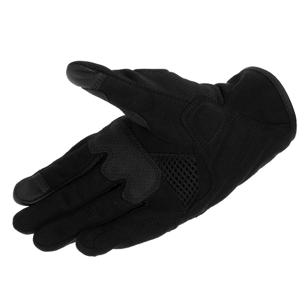 Komine Motorcycle Gloves Protective Vintage Mesh Large GK-2493 Gloves, Black,