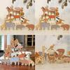Landmark Animal Wooden Building Blocks Kids Montessori Learning Toy Toddlers For