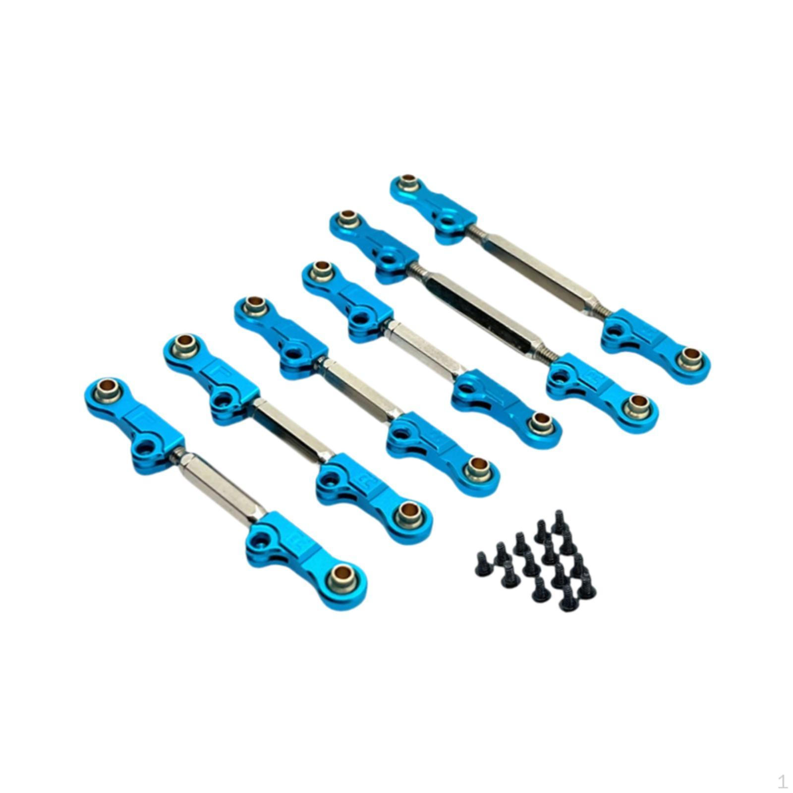 

6 Items RC Chassis Connector Links for Remote Control Models P73200 P73240 1:7 Scale синій