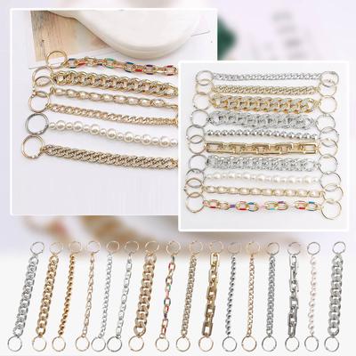 Chains For Shoe Decoration Bling Metal Chain  For Teen Men Women Adults Shoes Accessories