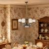 1/12 Dollhouse 6 Arm Chandelier Doll House Accessory Decoration Realistic Micro Landscape Room