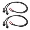 2pcs Wire Harness Connectors 2 Pin Waterproof Electrical Connectors for Industrial Equipment Bicycles Vehicles 750V
