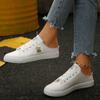 Fashion Spring Summer Women Canvas Sneaker Low Top Denim Sneakers Ladies Lace-Up Flat Canvas Comfortable Flat Shoes for Female