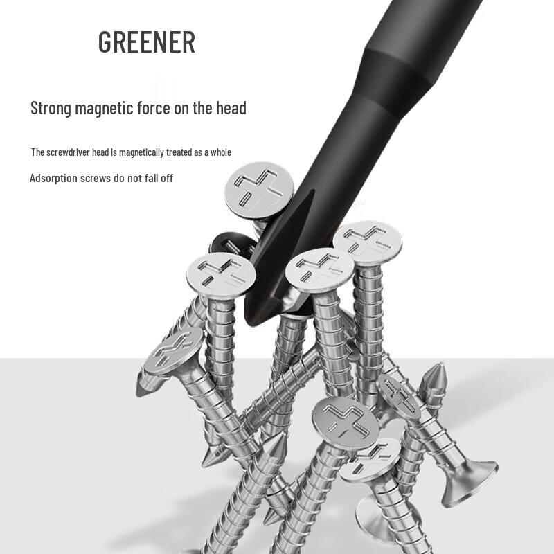 Green Forest Precision Screwdriver Set: Small Cross & Flat for Mobile, Glasses, Computer Repair