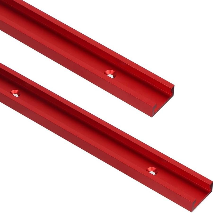 2PCS 800mm Limit Guide Rail Pusher DIY Modification Universal Slide Workbench Woodworking T-slot Track Woodworking Slide Track