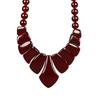 Amber Beeswax Blood Spot Women's Necklace - Trendy High-End Fashion Accessory