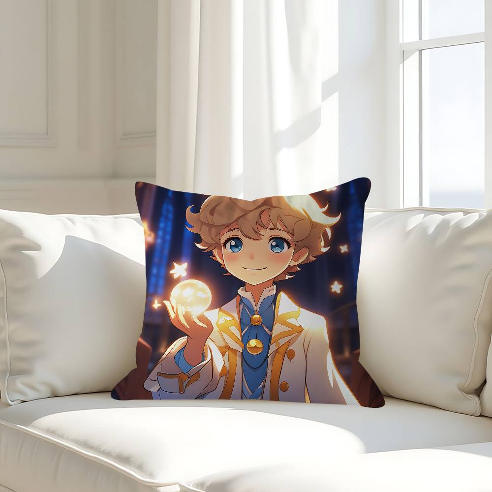 Anime Little Prince Pillow Case Removable Washable Cushion Cover – All-Season Soft Linen