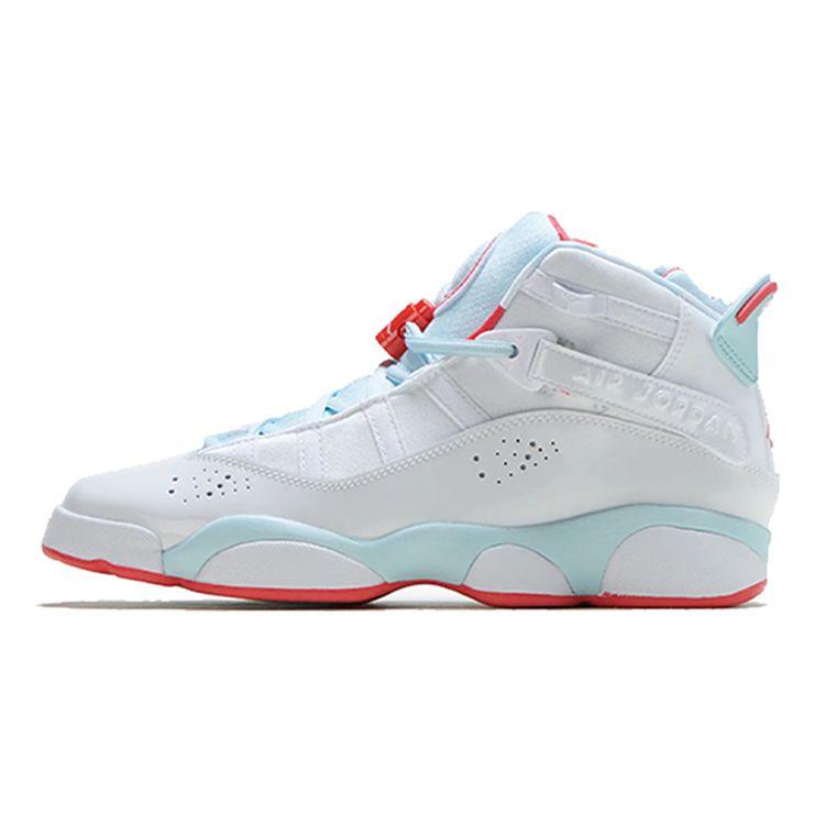 

Детские кроссовки Air Jordan Jordan 6 Rings GS Topaz Mist White Ember-Glow-Tapaz-Mist 323399-104