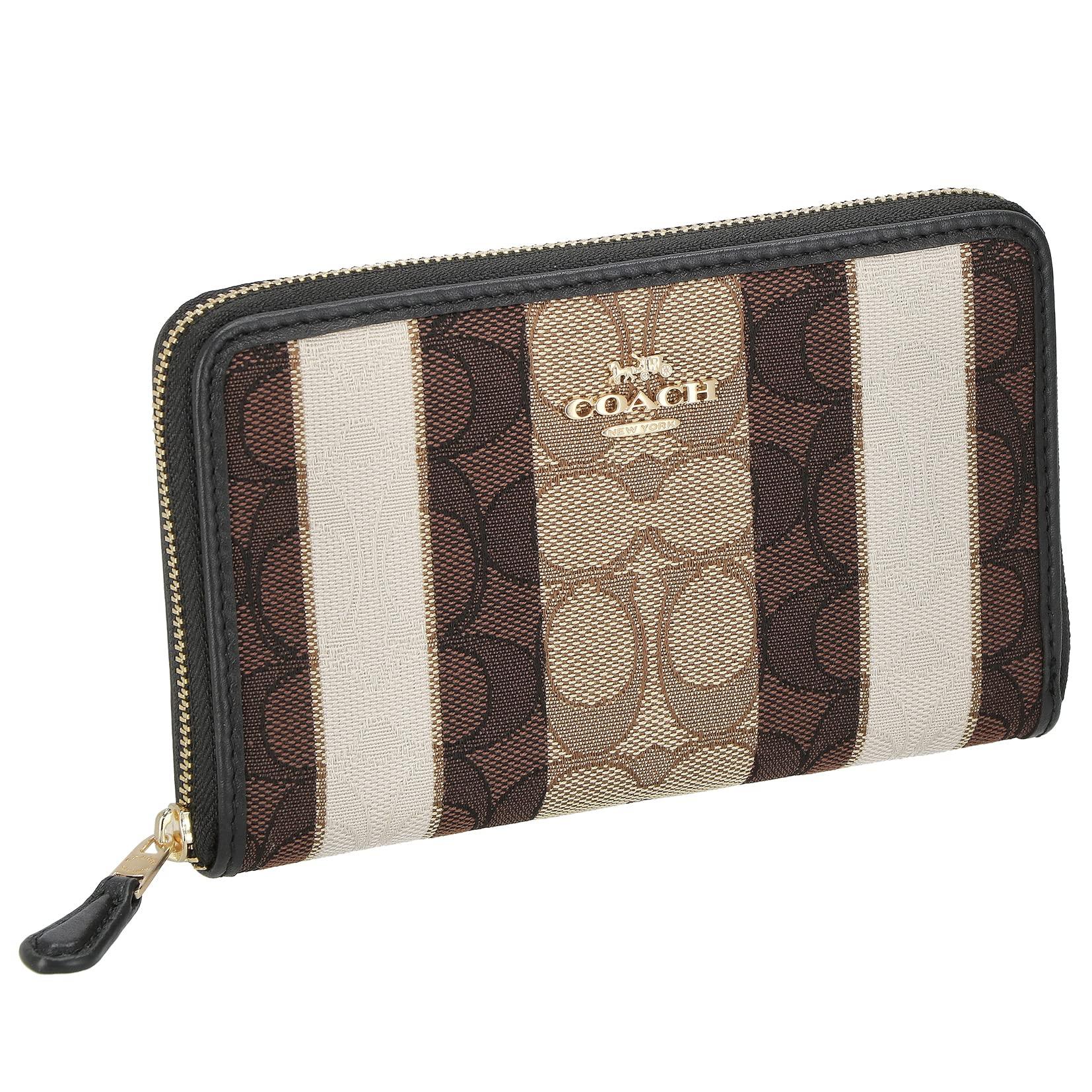

Long Wallet C4297 Signature [Coach] (Round Fastener) Women s Im/KhakiBlackMulti [Item]
