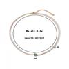Fashionable Women Colorful Necklace Gold Plated Tennis Necklace Flower Necklace Stainless Steel