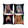 Professional Wrestler A-Alexa B-Bliss  Pillow Case Square Double-Sided Sofa Cushion Cover Bedroom Bedside Pillow