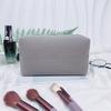 Polyester Waffle Pattern Travel Makeup Bag With Large Capacity For Women And Men