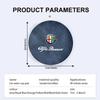 Suede Car Coaster Anti-slip Water Cup Heat Insulation Mat Decor For Alfa Romeo 159 Giulietta 156 147 Giulia Mito GT Stelvio